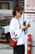 KAIA GERBER Leaves a Gym in Los Angeles 03/10/2020