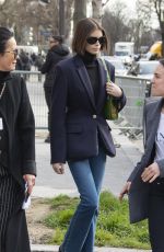 KAIA GERBER Leaves Chanel Fashion Show in Paris 03/03/2020