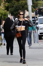 KAIA GERBER Leaves Dogpound Gym in West Hollywood 03/09/2020