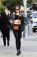KAIA GERBER Leaves Dogpound Gym in West Hollywood 03/09/2020