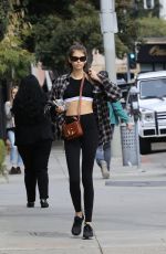 KAIA GERBER Leaves Dogpound Gym in West Hollywood 03/09/2020