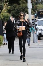 KAIA GERBER Leaves Dogpound Gym in West Hollywood 03/09/2020