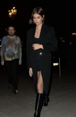 KAIA GERBER Night Out in Paris 02/29/2020