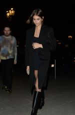 KAIA GERBER Night Out in Paris 02/29/2020