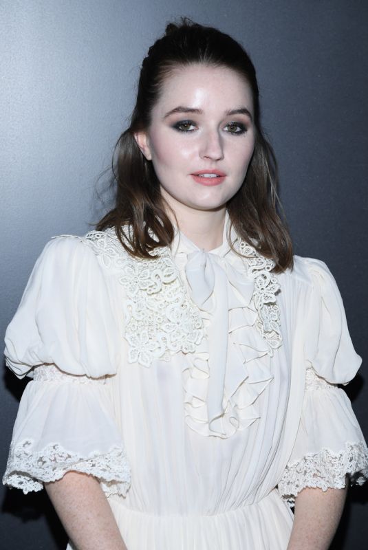 KAITLYN DEVER at Louis Vuitton Show at Paris Fashion Week 03/03/2020