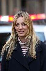 KALEY CUOCO and ZOSIA MAMET on The Set of The Flight Attendant in New York 03/03/2020