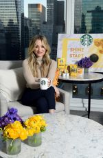 KALEY CUOCO for Starbucks Shine from the Start Spring Campaign in New York 03/09/2020