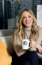 KALEY CUOCO for Starbucks Shine from the Start Spring Campaign in New York 03/09/2020