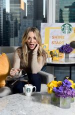 KALEY CUOCO for Starbucks Shine from the Start Spring Campaign in New York 03/09/2020