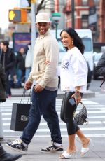 KARRUECHE TRAN and Victor Cruz Out Shopping in New York 03/05/2020