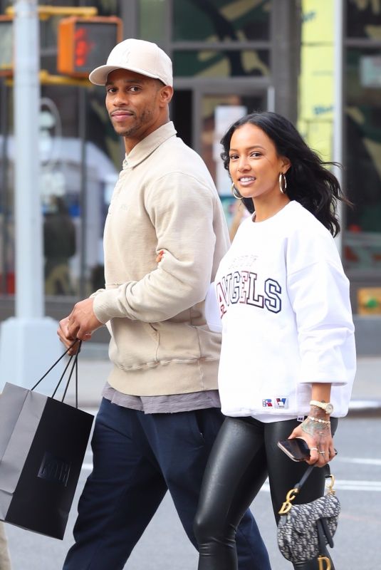 KARRUECHE TRAN and Victor Cruz Out Shopping in New York 03/05/2020