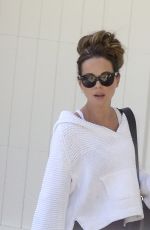 KATE BECKINSALE Arrives at Her Home in Los Angeles 03/13/2020