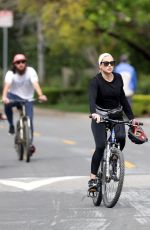 KATE HUDSON and Danny Fujikawa Out Riding Bikes in Pacific Palisades 03/15/2020