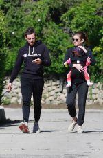 KATE MARA and Jamie Bell Out in Los Feliz 03/30/2020