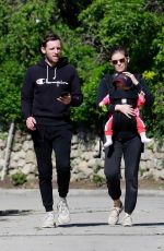 KATE MARA and Jamie Bell Out in Los Feliz 03/30/2020