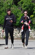 KATE MARA and Jamie Bell Out in Los Feliz 03/30/2020