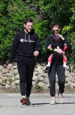 KATE MARA and Jamie Bell Out in Los Feliz 03/30/2020