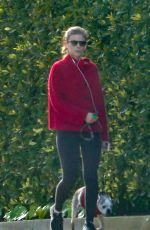 KATE MARA Out with Her DOg in Los Feliz 03/20/2020