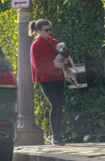 KATE MARA Out with Her DOg in Los Feliz 03/20/2020