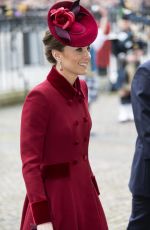 KATE MIDDLETON at Commonwealth Service at Westminster Abbey 03/09/2020