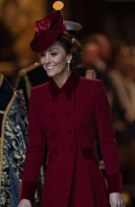 KATE MIDDLETON at Commonwealth Service at Westminster Abbey 03/09/2020