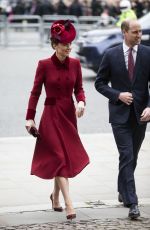 KATE MIDDLETON at Commonwealth Service at Westminster Abbey 03/09/2020
