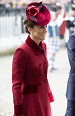 KATE MIDDLETON at Commonwealth Service at Westminster Abbey 03/09/2020