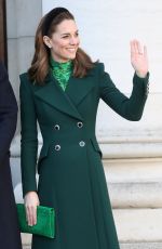 KATE MIDDLETON at Her Royal Visit in Dublin 03/03/2020