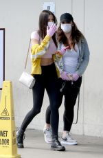 KATIE BELL Wearing a Mask and Gloves Out Shopping in Los Angeles 03/24/2020