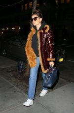 KATIE HOLMES Night Out in New York 03/08/2020