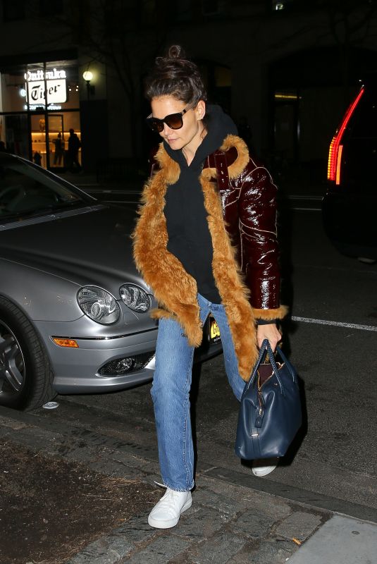 KATIE HOLMES Night Out in New York 03/08/2020