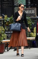 KATIE HOLMES Out and About in New York 03/05/2020