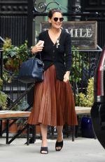 KATIE HOLMES Out and About in New York 03/05/2020