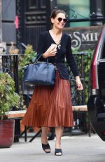 KATIE HOLMES Out and About in New York 03/05/2020