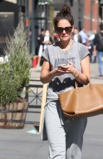 KATIE HOLMES Out and About in New York 03/09/2020