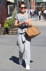KATIE HOLMES Out and About in New York 03/09/2020