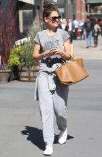 KATIE HOLMES Out and About in New York 03/09/2020