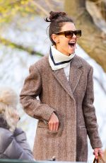 KATIE HOLMES Out and About in New York 03/18/2020