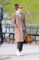 KATIE HOLMES Out and About in New York 03/18/2020