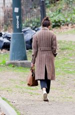 KATIE HOLMES Out at Central Park in New York 03/19/2020