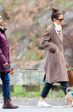 KATIE HOLMES Out at Central Park in New York 03/19/2020