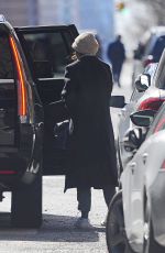 KATIE HOLMES Out in New York 03/01/2020