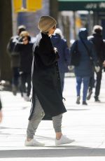 KATIE HOLMES Out in New York 03/01/2020