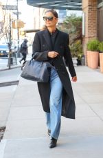 KATIE HOLMES Out in New York 03/04/2020