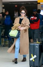 KATIE HOLMES Returns to Her Home in New York 02/29/2020