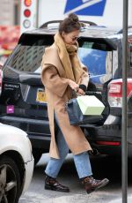 KATIE HOLMES Returns to Her Home in New York 02/29/2020