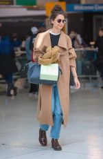 KATIE HOLMES Returns to Her Home in New York 02/29/2020
