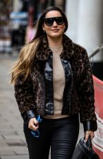KELLY BROOK Arrives at Global Radio in London 03/19/2020