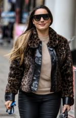 KELLY BROOK Arrives at Global Radio in London 03/19/2020