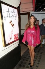 KELLY BROOK Arrives at Pretty Women Press Night in London 03/02/2020